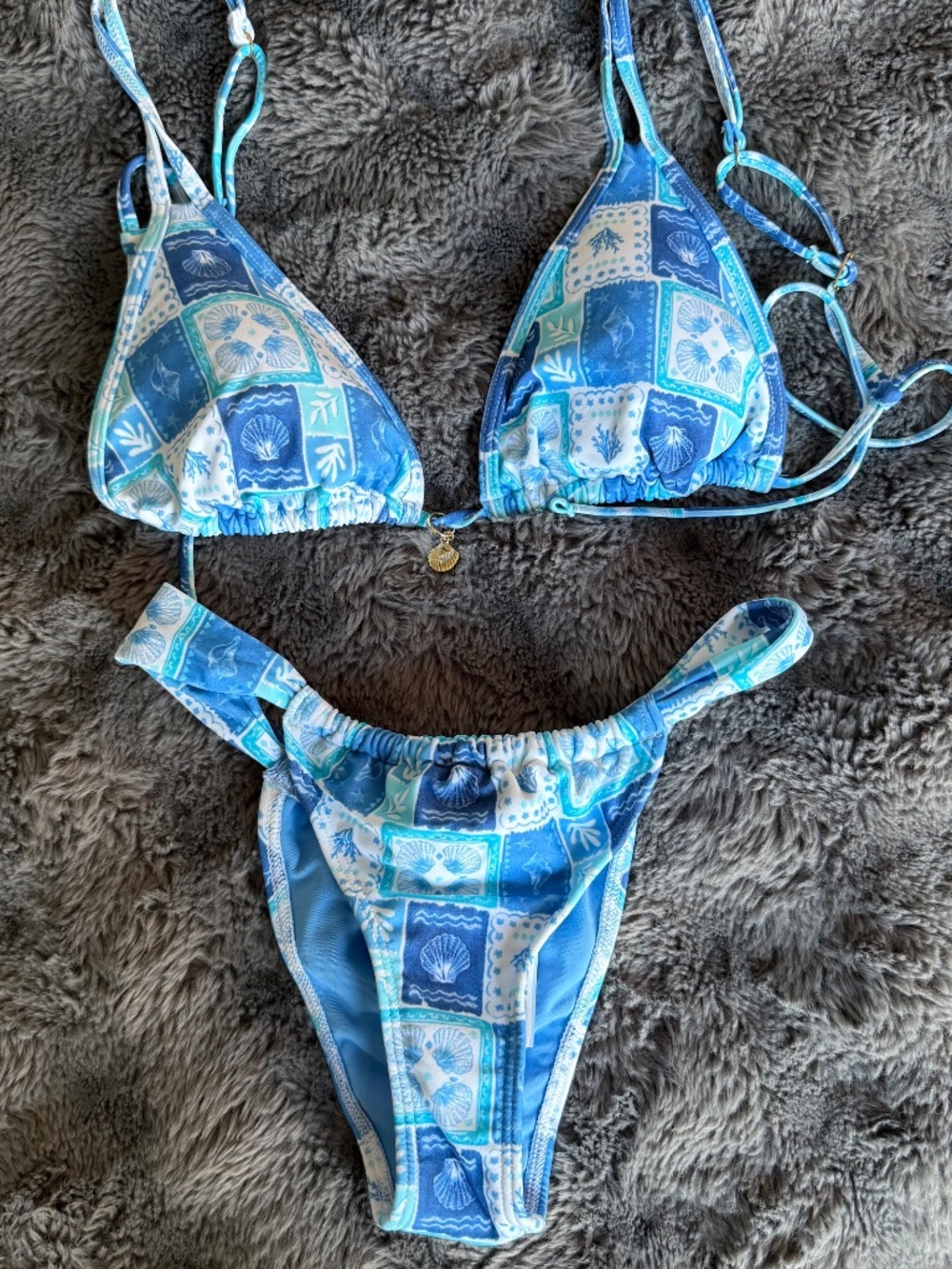 Hollister Seashell Print Bikini